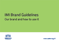 IMI brand guidelines